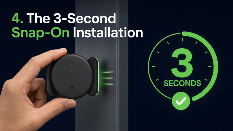 The 3-Second "Snap" Installation