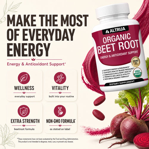 Altrua's Premium Organic Beetroot - 100% Real