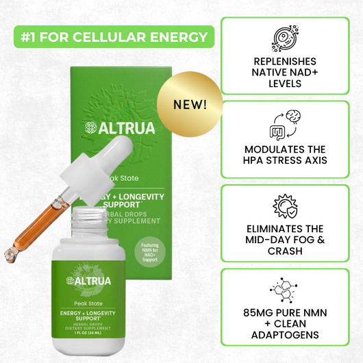 Altrua Peak State - Energy and Longevity Herbal Drops