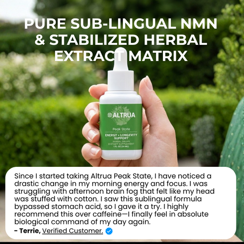 Altrua Peak State - Energy and Longevity Herbal Drops