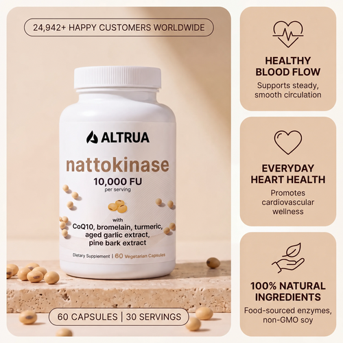Altrua Nattokinase - 10,000FU Complex