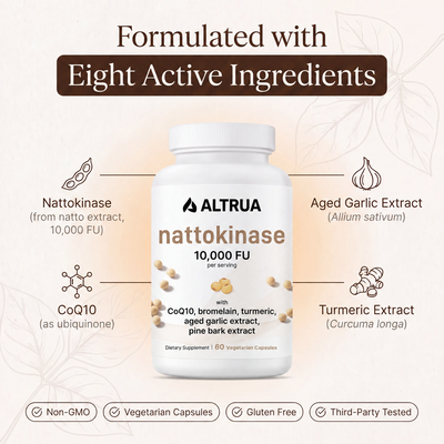 Altrua Nattokinase - 10,000FU Complex