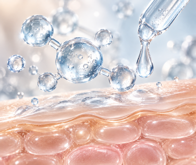 HYALURONIC ACID SUPPORTS HYDRATION
